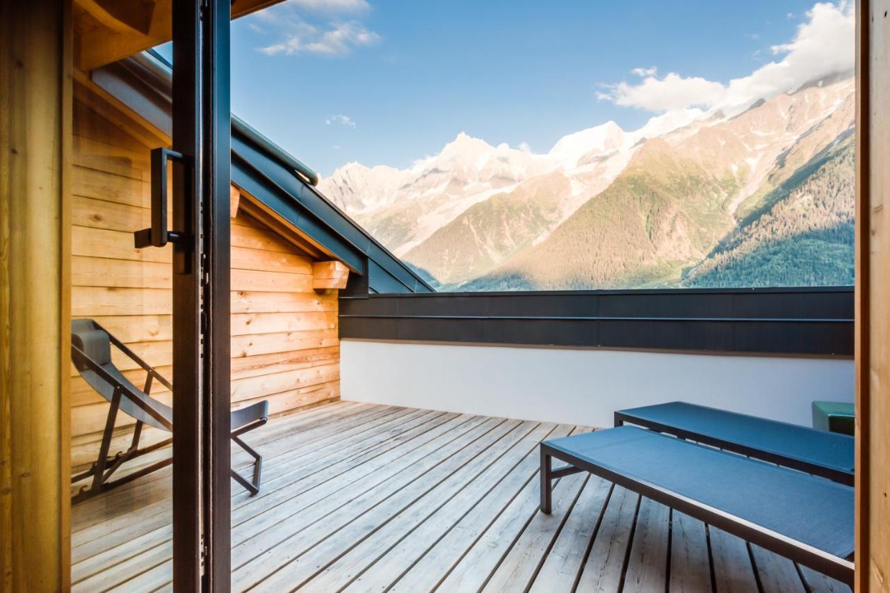 Le Chalet Mont Blanc Лез-Уш Экстерьер фото